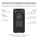 Machine à sexe contrôlée par application avec télécommande 5 godemichés en silicone et ventouse – Image 7