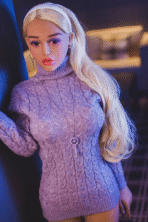 Poupée d'amour en silicone de 148 cm avec squelette en métal