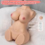 Torso de femme sexy et réaliste qui suce et vibre - Poupée sexuelle de 6,9 kg/15,4 lb – Image 6